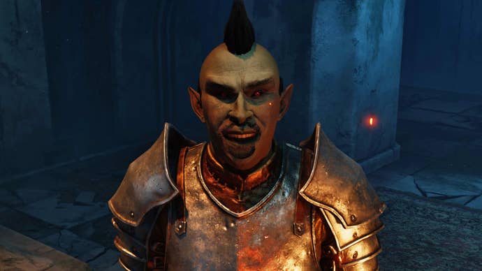 Modryn Oreyn of the Fighters Guild in Oblivion Remastered.